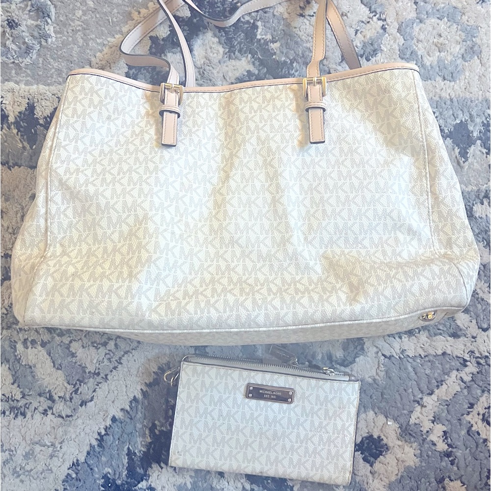 Michael Kors purse with wallet